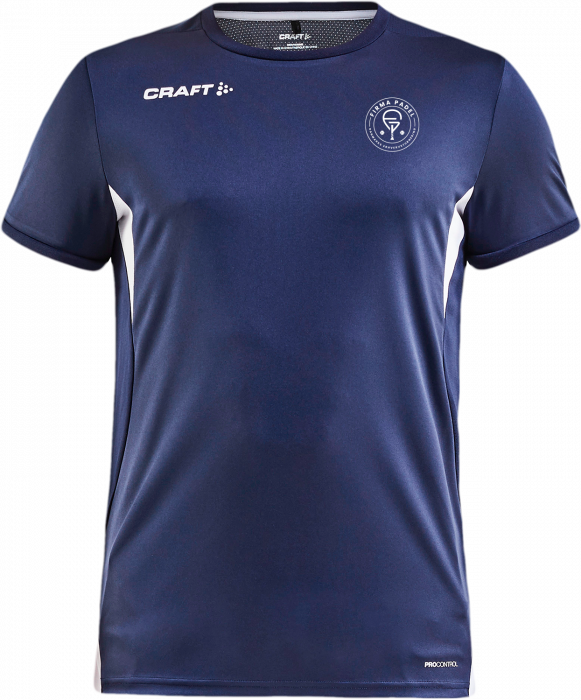 Craft - Fp Pro Control T-Shirt Herre - Navy blå & hvid