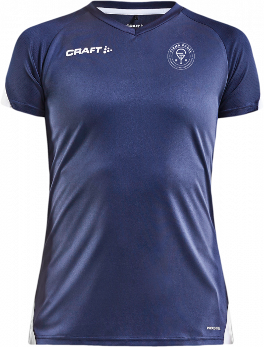 Craft - Fp Pro Control T-Shirt Dame - Navy blå & hvid