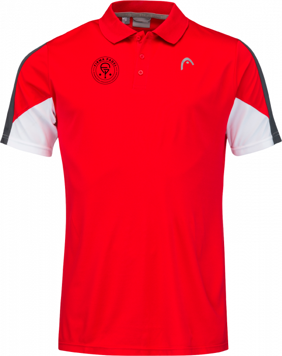 Head - Club 22 Tech Polo Shirt - Red & white