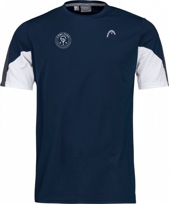 Head - Fp Club Tech T-Shirt - Dark Blue & white