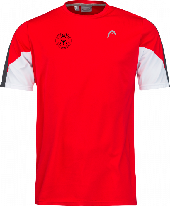 Head - Fp Club Tech T-Shirt - Rød & white